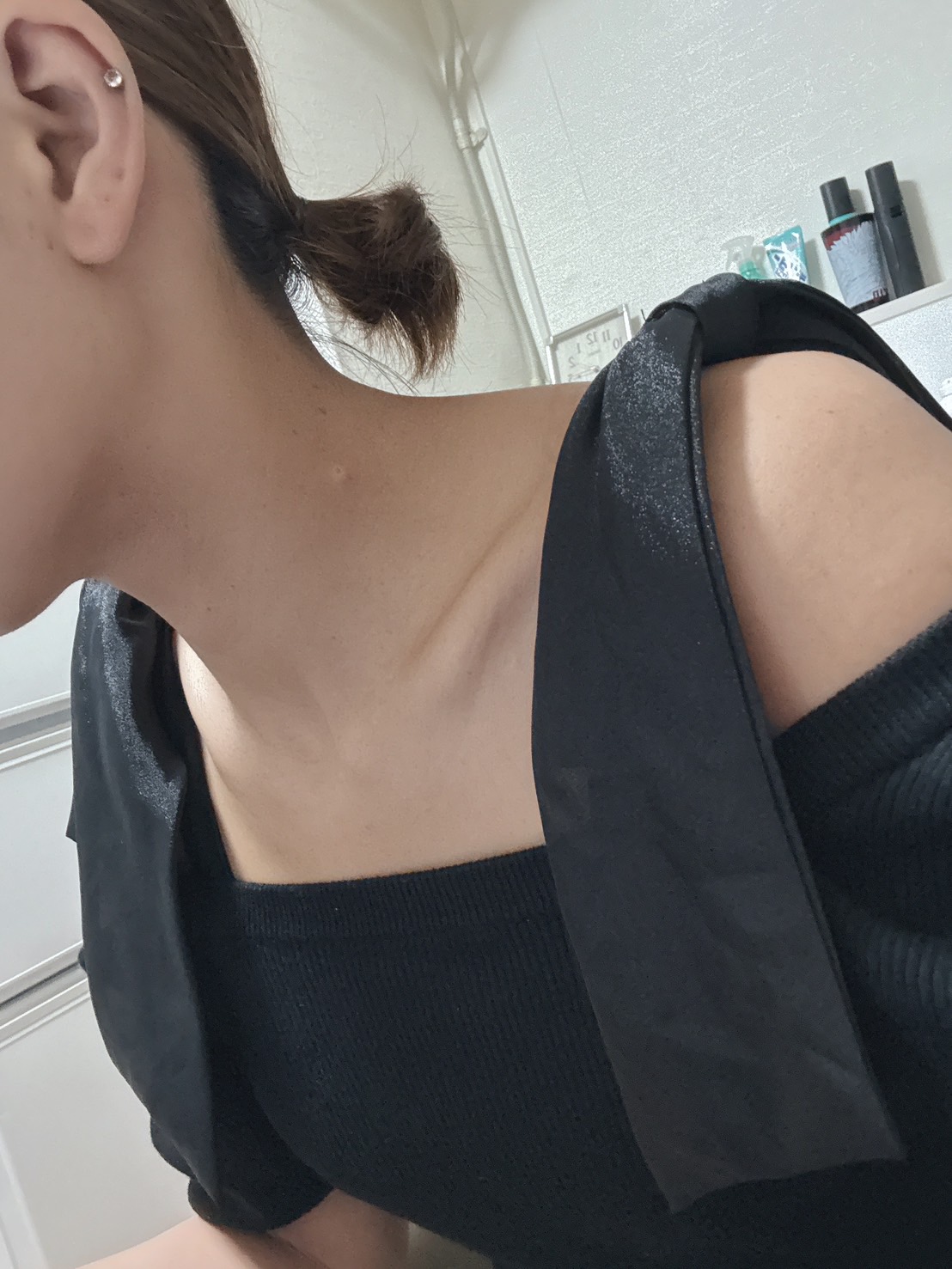 いつものストレートやめて、今日はおだんご女子です🍡💕