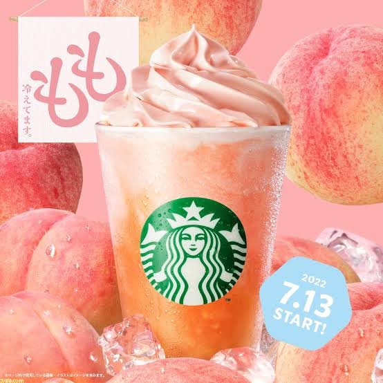 【ご褒美タイム】スタバ新作ピーチフラペチーノで気分リフレッシュ🍑💕